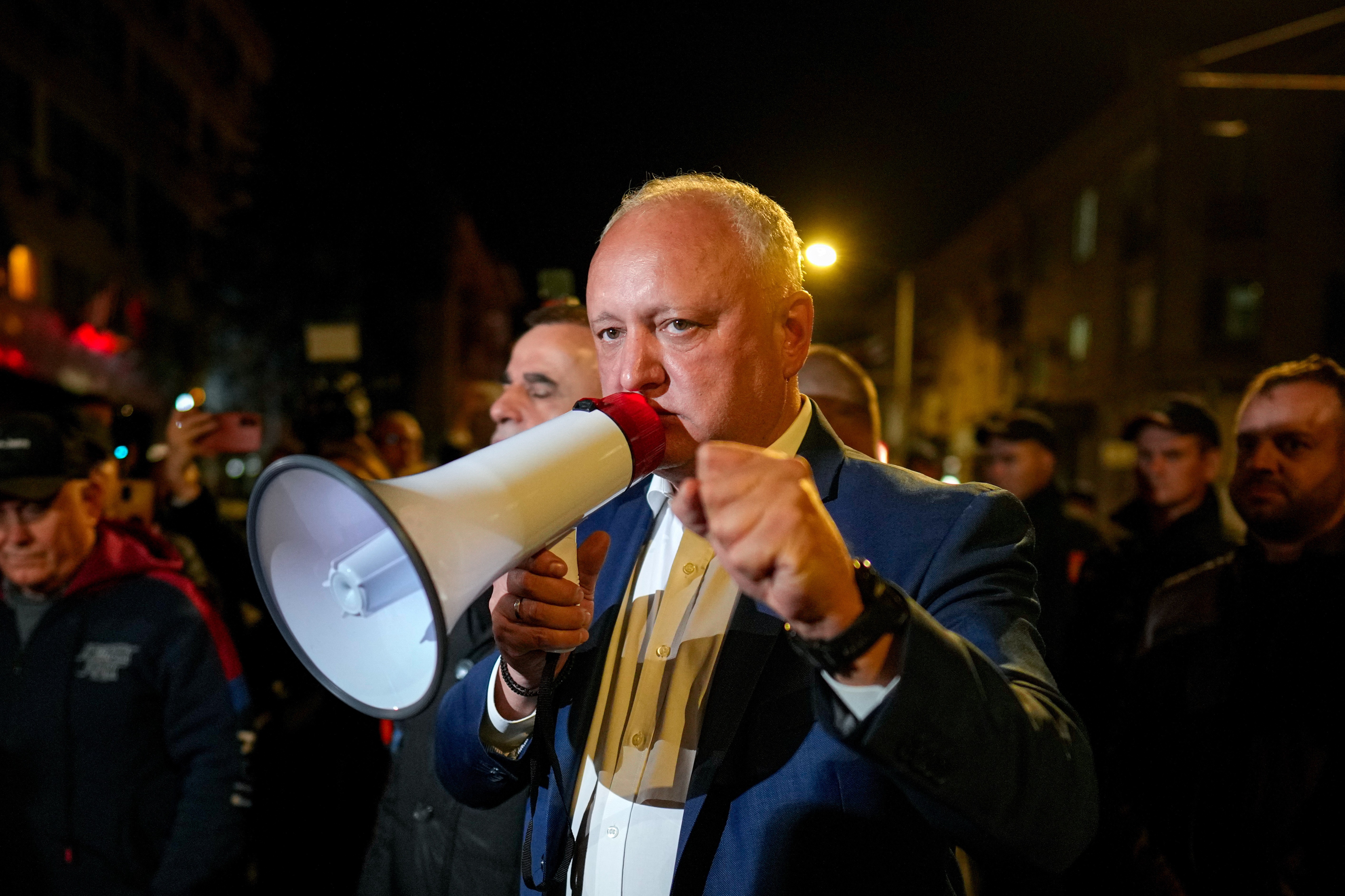 Líder Vlasteneckého bloku Igor Dodon